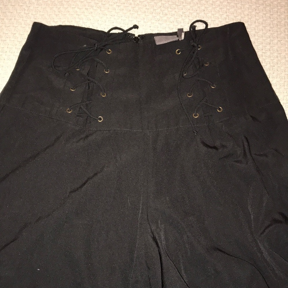 High Waisted Corseted Palazzo Pants